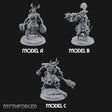 Hammer, Axe and Splintered Club Frost Giant Warriors — All