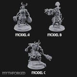 Hammer, Axe and Splintered Club Frost Giant Warriors — All