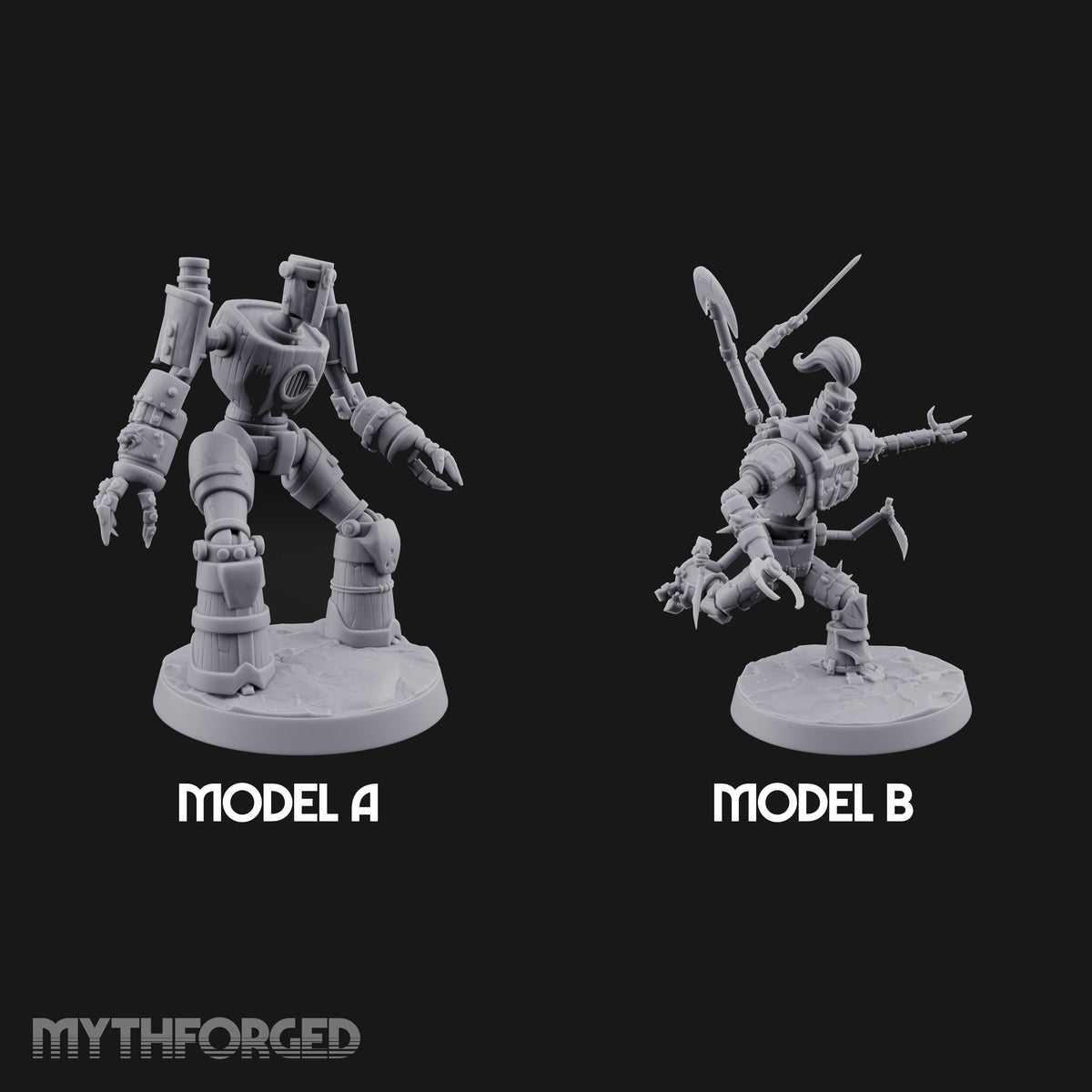 Barrel Chested and Bolted Together Warforged Medium Automatons — All