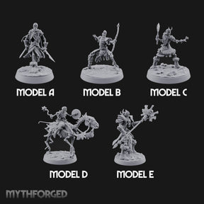 Still Answering the Muster Skeleton Warriors — All · Twin Swords + Spear (Pointing) + Axe · Mounted