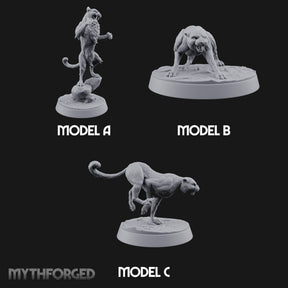 Stand, Stalk, Sprint Panther Beasts — All