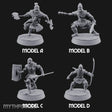 Muster Roll Misfits Human Soldiers — All · Twin Axes + Spiked Mace & Sword + Spear & Tower Shield + Bow & Dagger