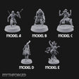 Dead Set Against Rest Zombie Warband with Necromancer — All · Shield + Bare Hands (Lowered) + Bare Hands (Raised) · Mounted