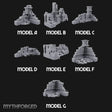 Snow Capped Ruined Stone Wall Set — All · Standard