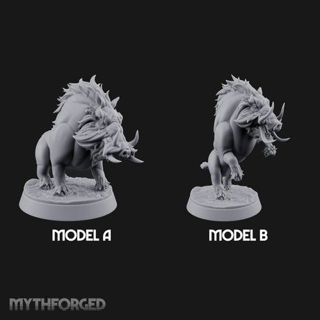 Mud on Both Tusks Boar Beasts — All