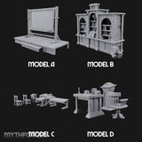 Class Dismissed, Chalk Still Dusty Wooden Classroom Furniture Set — All