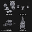 Boom Service Wooden Gunpowder Shop Terrain Set — All