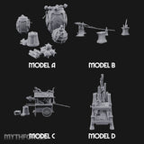 Boom Service Wooden Gunpowder Shop Terrain Set — All