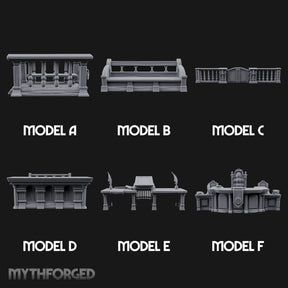 Objection Sustained, Furniture Assembled Wooden Courtroom Furniture Set — All