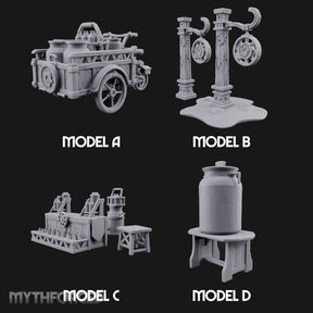Curdle Not, Want Not Wooden Milkman Market Set — All