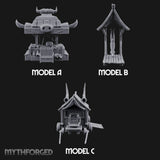 Carcass Hangs, Customers Gather Orc Butcher Market Terrain Set — All
