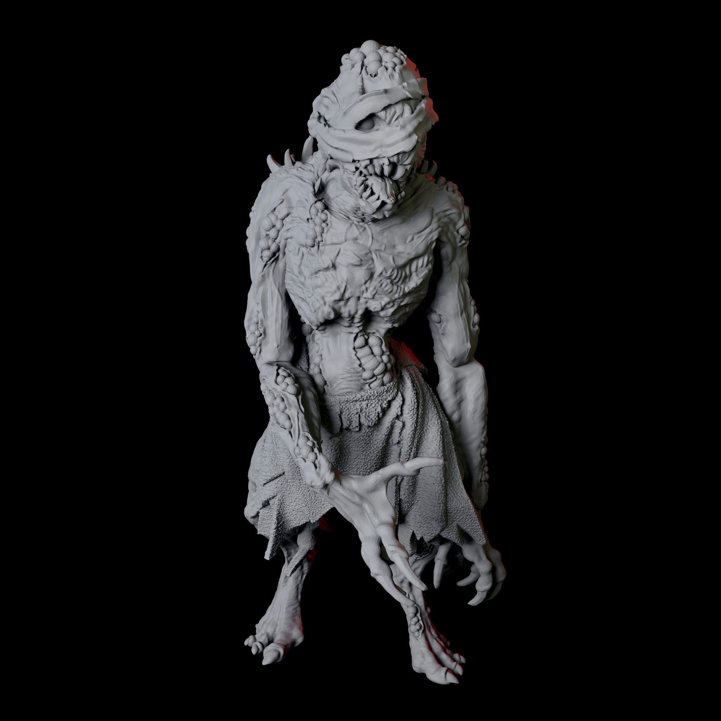 10 Ghouls Miniature for Dungeons and Dragons, Pathfinder or other TTRPGs
