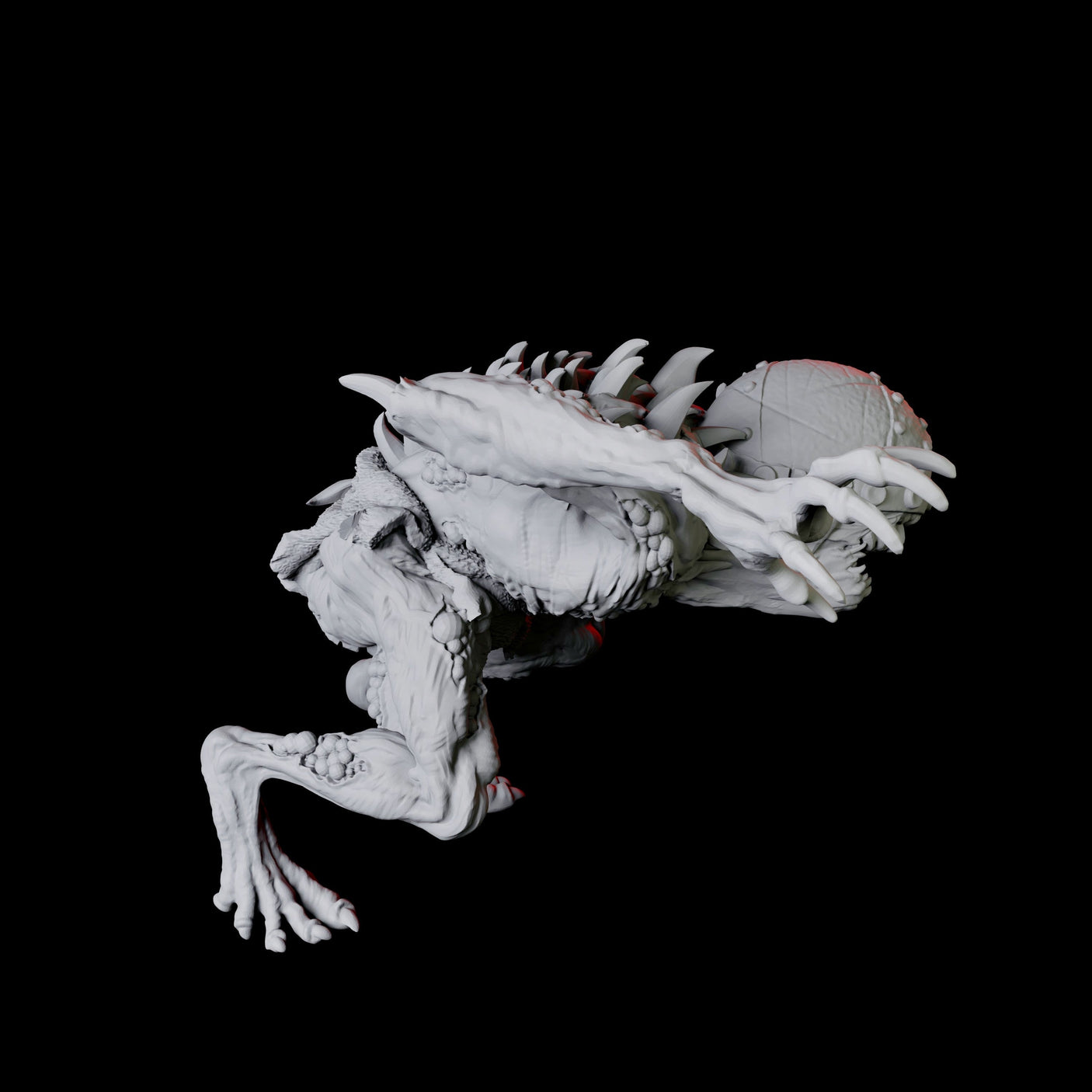 10 Ghouls Miniature for Dungeons and Dragons, Pathfinder or other TTRPGs