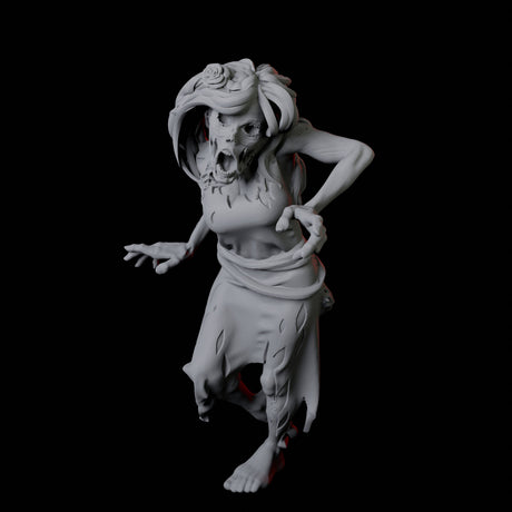 10 Zombies Miniature for Dungeons and Dragons, Pathfinder or other TTRPGs