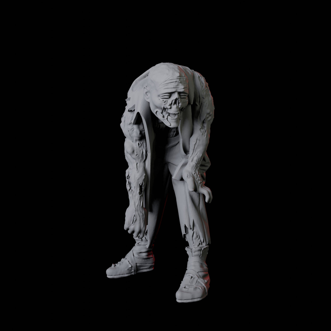 10 Zombies Miniature for Dungeons and Dragons, Pathfinder or other TTRPGs