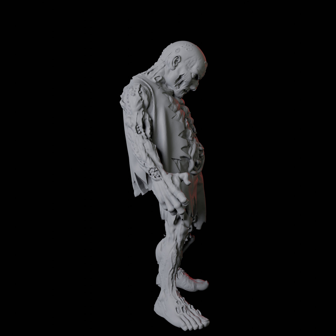 10 Zombies Miniature for Dungeons and Dragons, Pathfinder or other TTRPGs