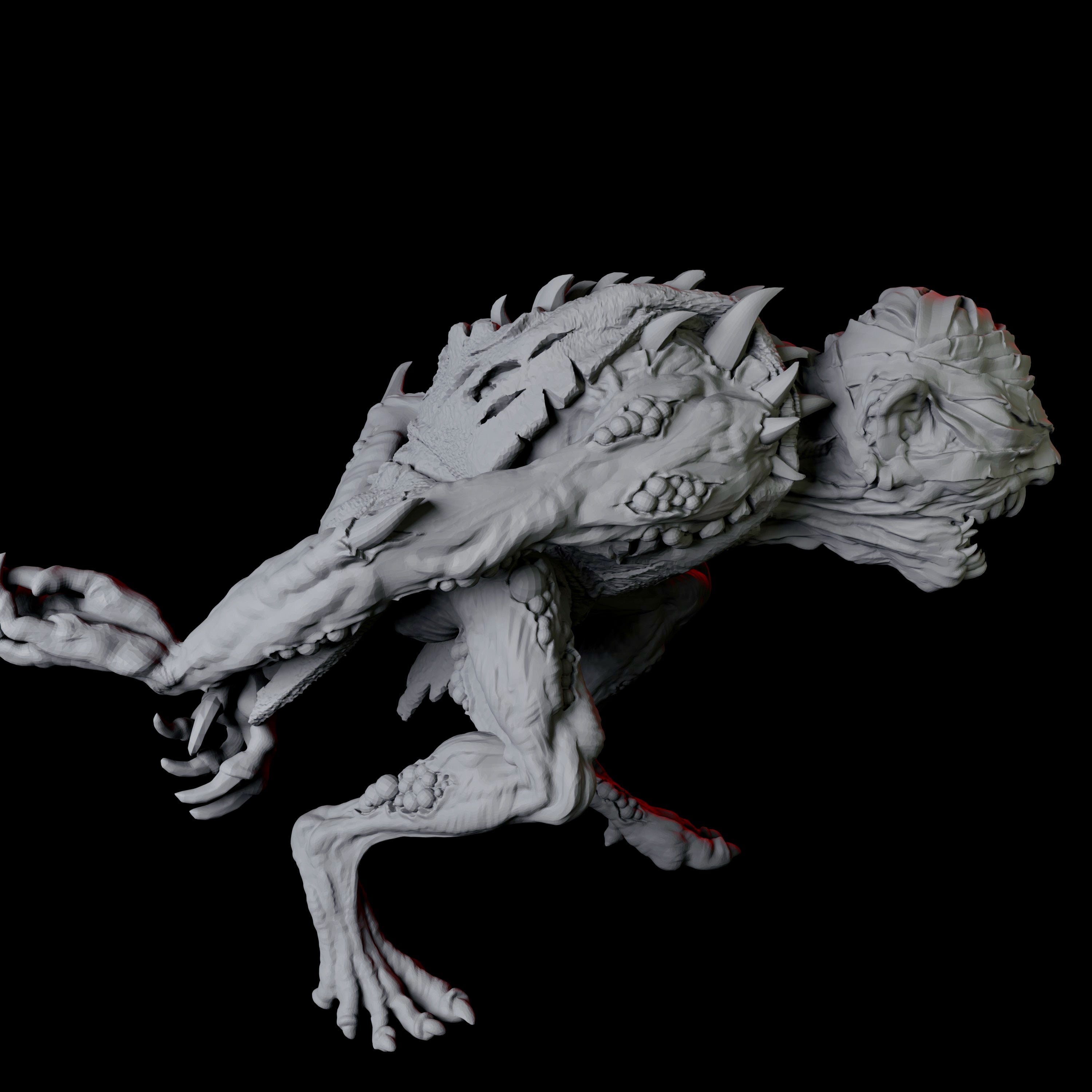 10 Ghouls Miniature for Dungeons and Dragons, Pathfinder or other TTRPGs