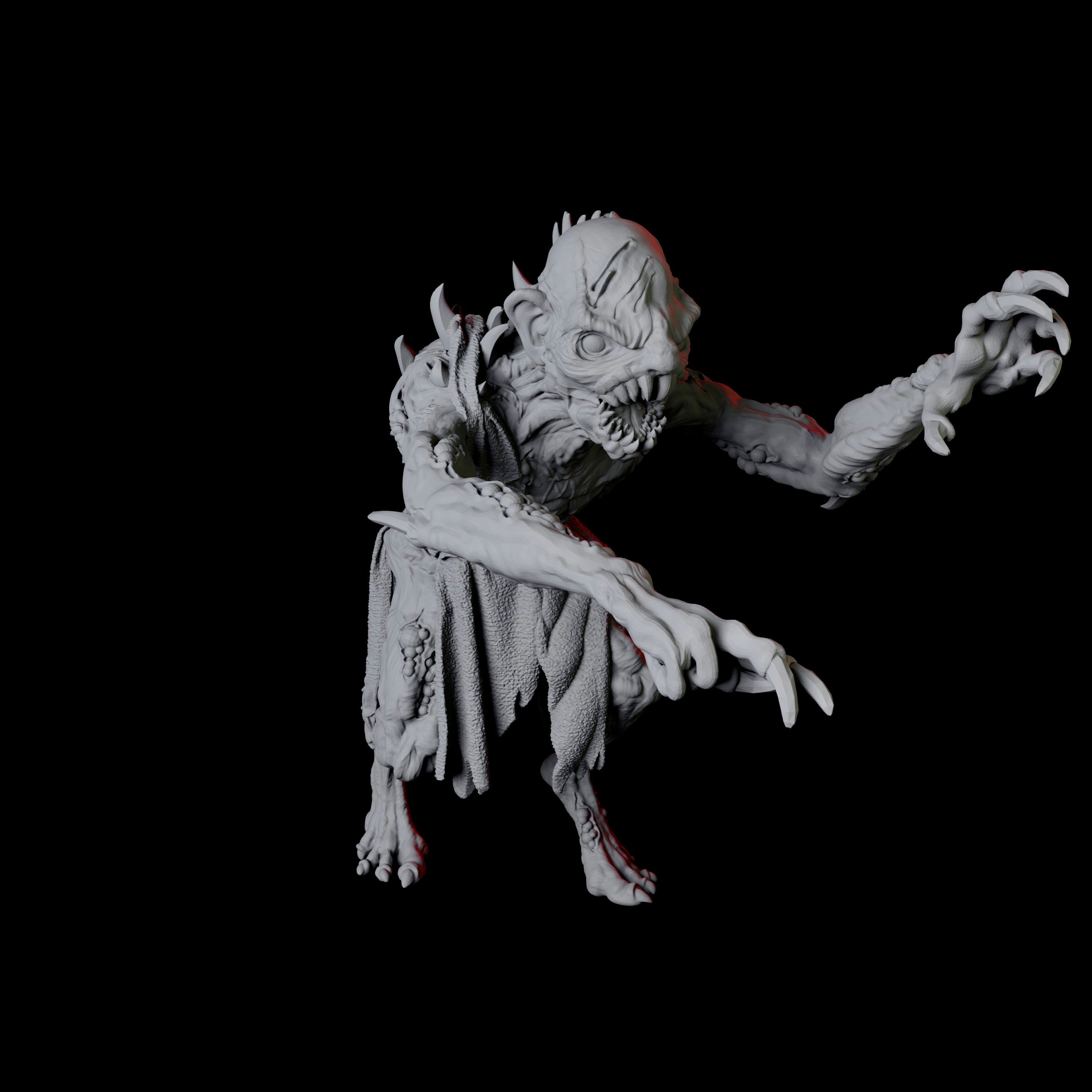 10 Ghouls Miniature for Dungeons and Dragons, Pathfinder or other TTRPGs