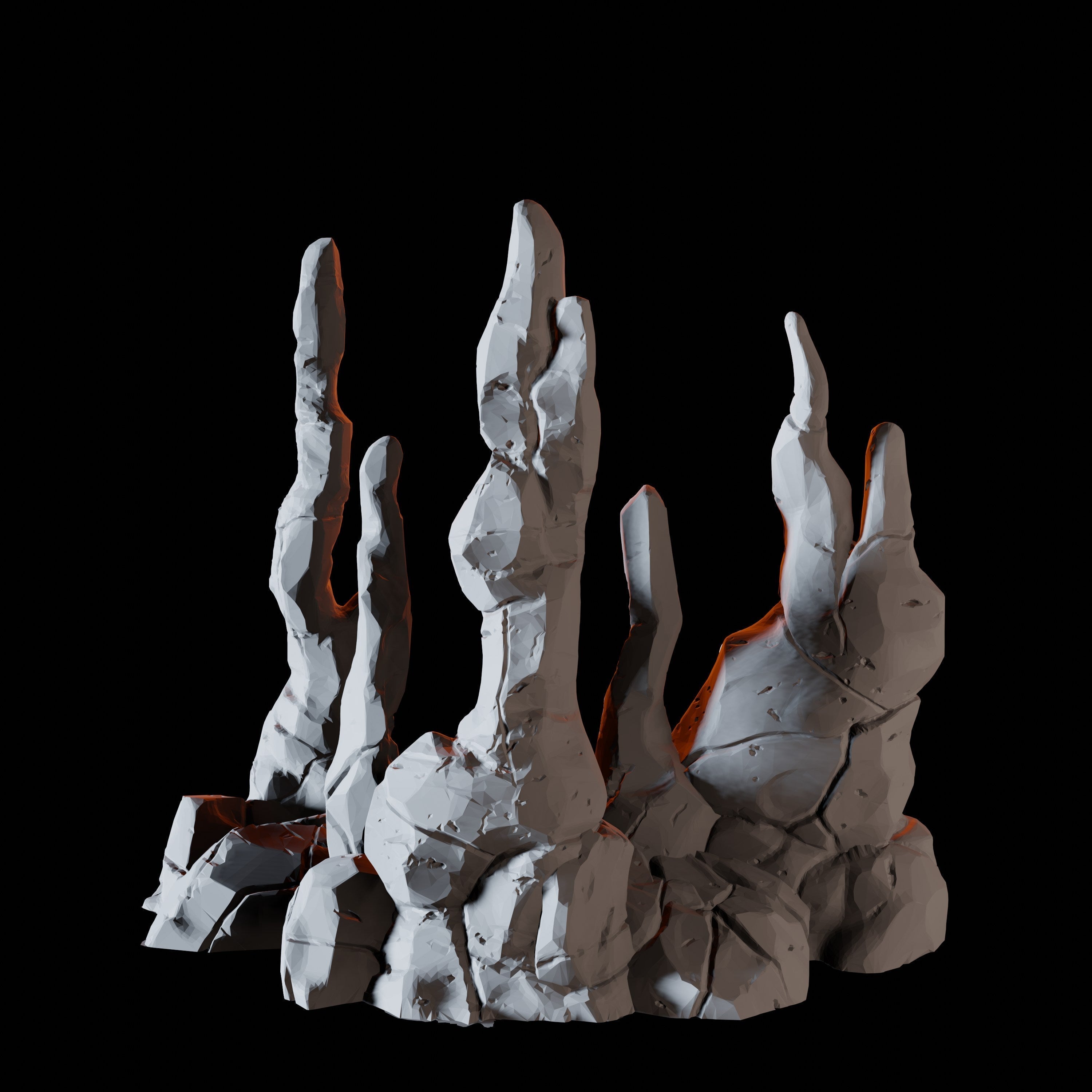 15 Cave Scatter Terrain Miniatures Miniature for Dungeons and Dragons