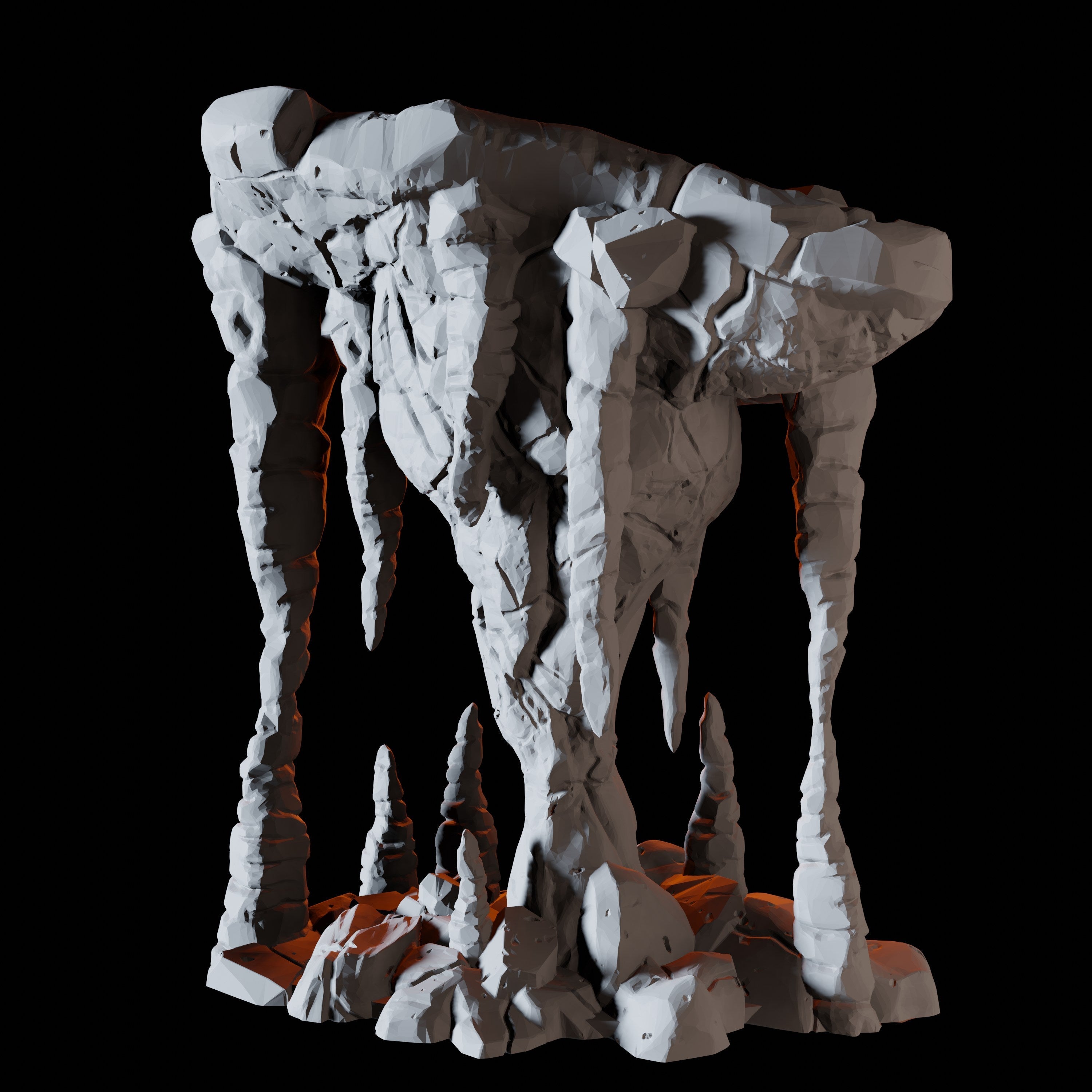 15 Cave Scatter Terrain Miniatures Miniature for Dungeons and Dragons