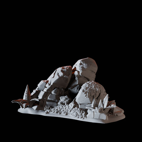 15 Piece Coastal Terrain Bundle Miniature for Dungeons and Dragons, Pathfinder or other TTRPGs