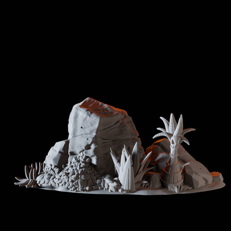 15 Piece Coastal Terrain Bundle Miniature for Dungeons and Dragons, Pathfinder or other TTRPGs