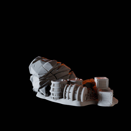 15 Piece Coastal Terrain Bundle Miniature for Dungeons and Dragons, Pathfinder or other TTRPGs