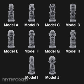 Every Face, One Creed Heretic Statues — All