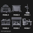 Strays Waiting Wooden Veterinarian Furniture Set — All