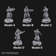Orders Muffled, Obeyed Anyway Human Gas-Masked Light Infantry Soldiers — All · No FX