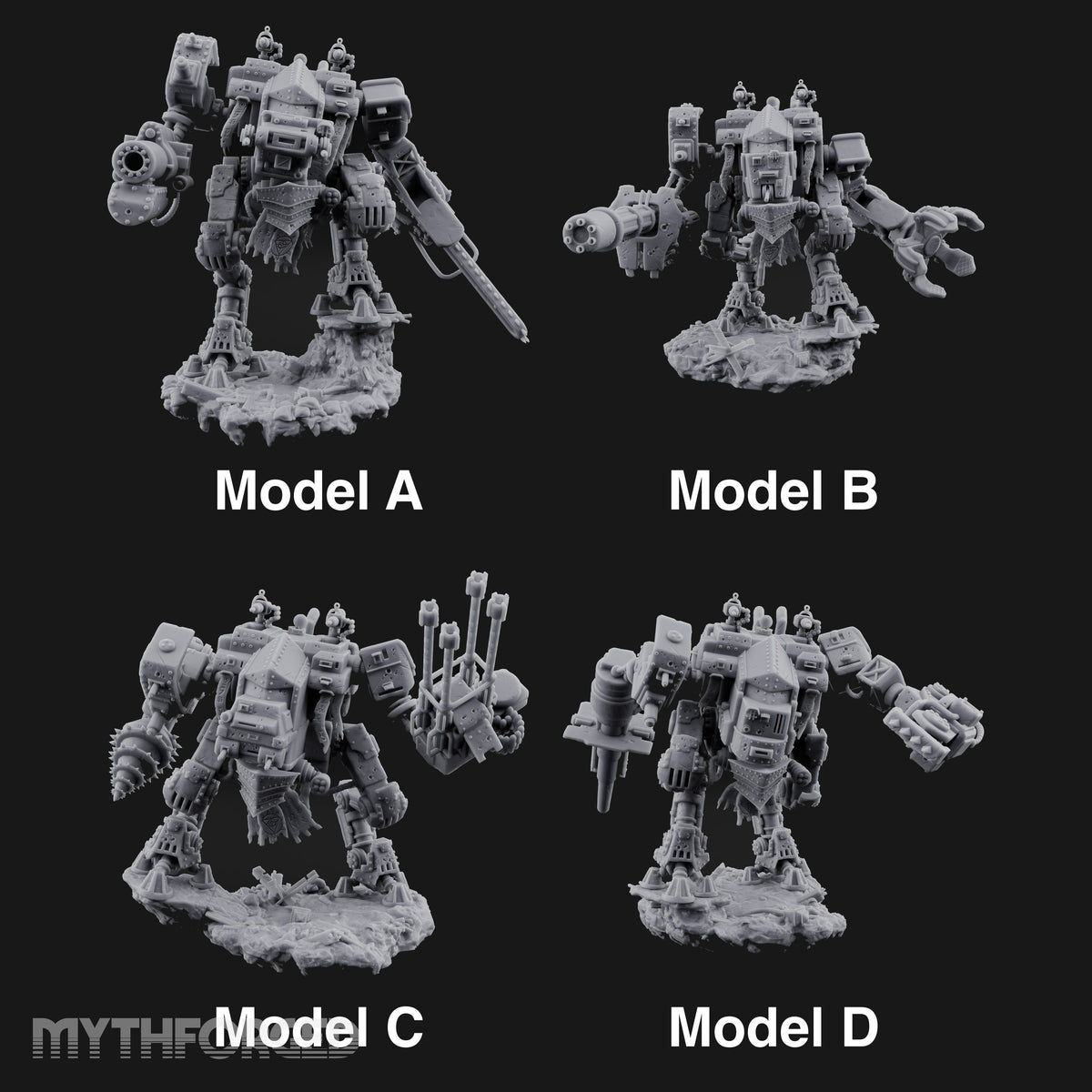 Pick Your Arms, Pick Your Funeral Warforged Heavy War Walkers — All · No FX