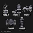 Stargazers' Study Hall Ornate Astronomer Furniture Set — All
