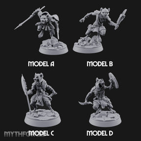 Hunting Pack Fans Out Gnoll Warriors — All · Spear & Sword + Crossbow + Glaive & Knife + Scimitar & Shield