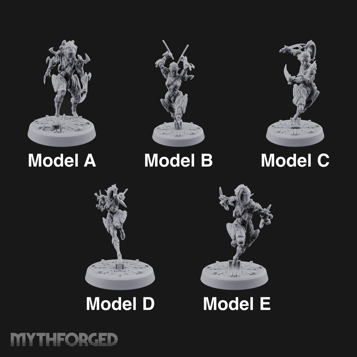 Light Feet, Heavy Edges Elf Blade Dancers — All