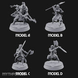 Furs Still Frosted Human Barbarians — All · Bow & Arrows + Greataxe + Sword & Axe + Axe & Sword