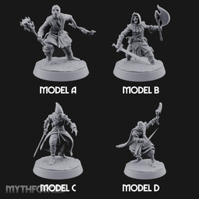 Masks On, Doctrine Off Human Cultists — All · Mace + Axe & Sword + Sword + Axe & Dagger