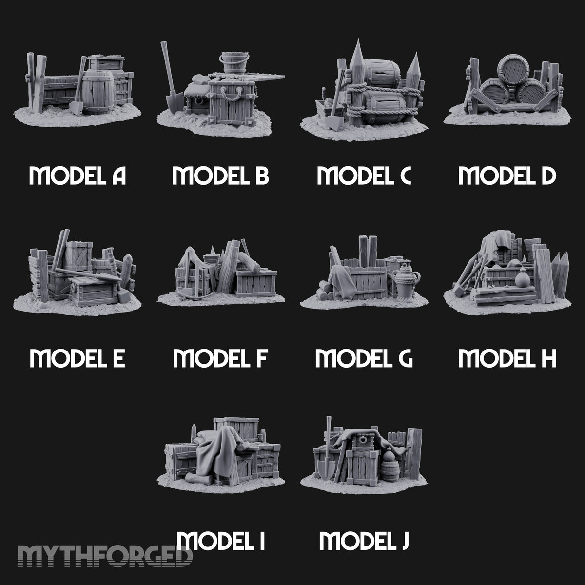 Barrel Roll Call Wooden Supply Scatter Terrain — All · No