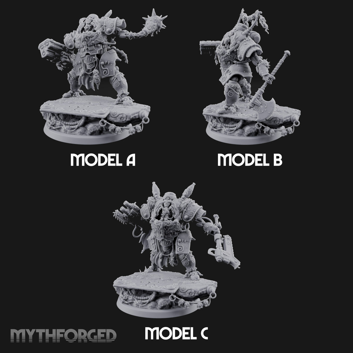 Skulls Dangling Ogre Armoured Brutes — All