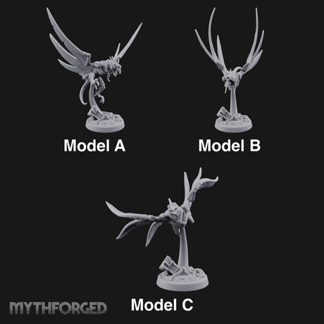 Shrieks Over Broken Shrine Gargoyle Winged Predators — All