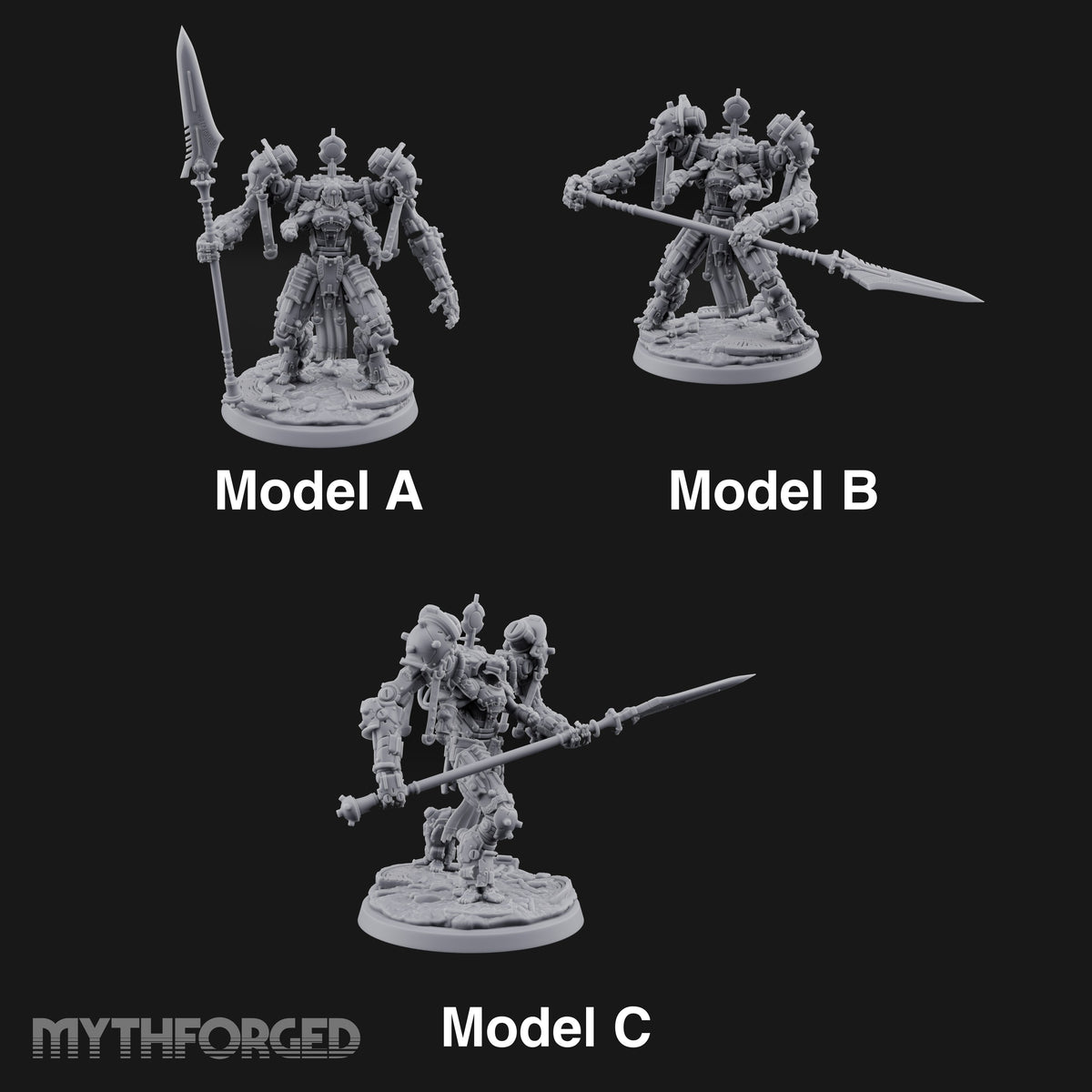 Pistons Hiss, Spears Rise Human Mech Suit Spear Warriors — All · Spear
