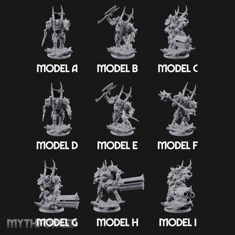 Heavy Metal, Heavier Hands Ogre Armoured Brutes with Axes, Maces and Heavy Cannons — All