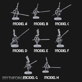 Levelled Spears Human Ashigaru — All