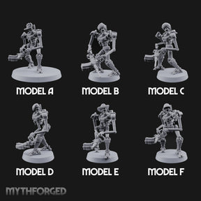 Weapons at the Ready Weird War British Automaton Heavy Machine Gunners — All