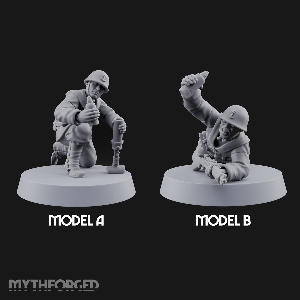 Bombs Away Human Naval Mortar Crew — All