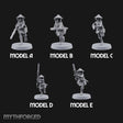 Charging Headlong Human Ashigaru Spearmen — All