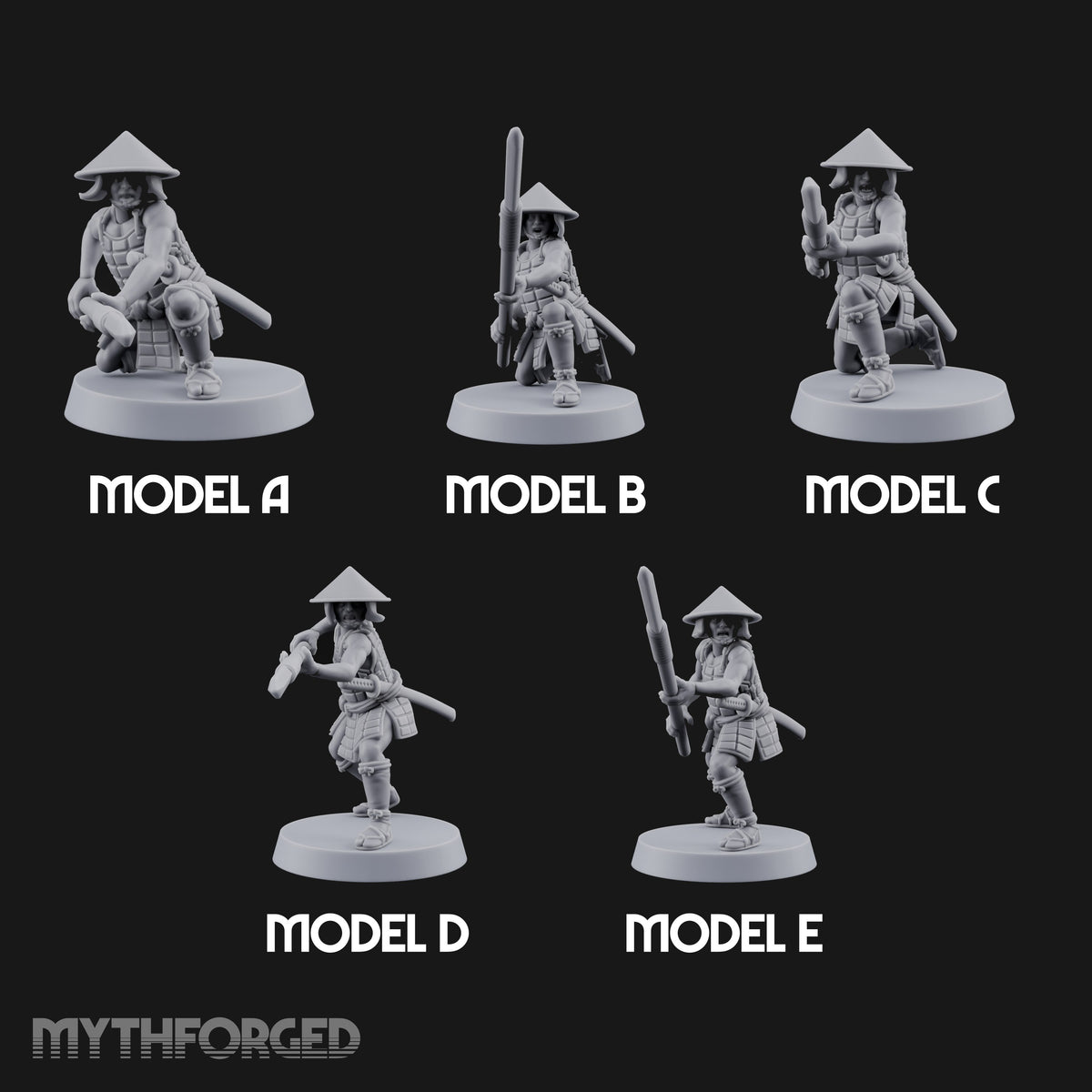 Digging In Human Ashigaru Spearmen — All
