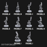 Matchlocks at the Ready Human Ashigaru Musketeers — All