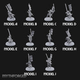 Bowstrings Taut Human Ashigaru Archers — All
