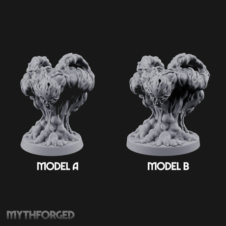 Rattling Their Petals Corpse Flowers Miniature for Dungeons and Dragons, Pathfinder or other TTRPGs