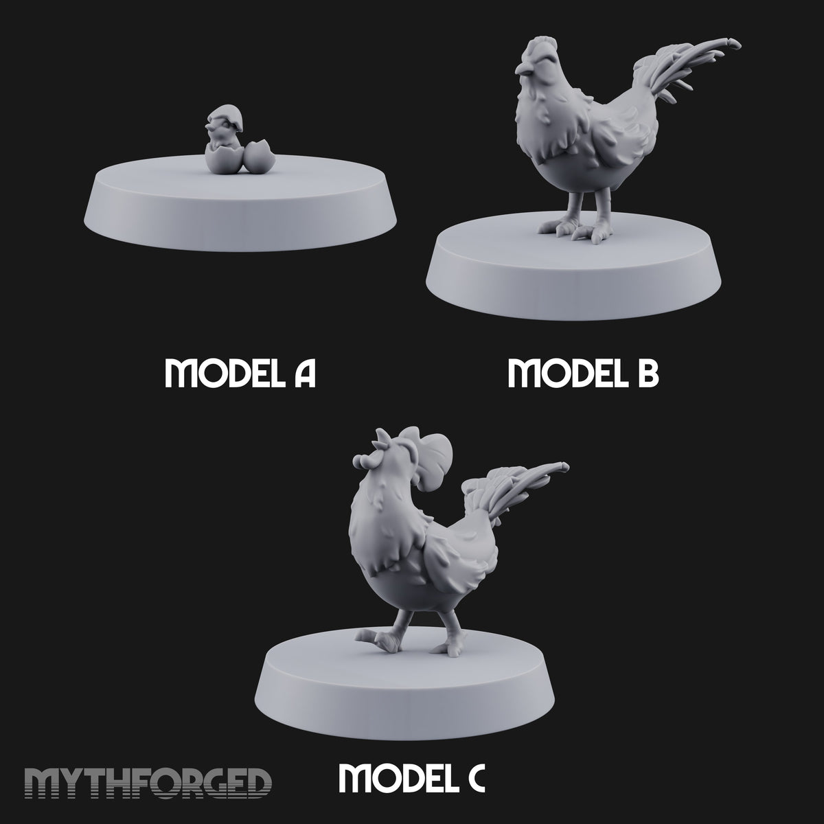 Pecking Order Barnyard Chickens — All · A + A
